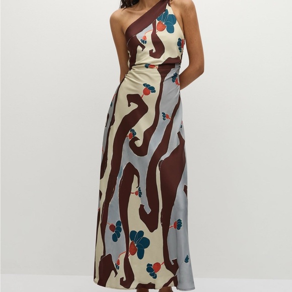 strapless open back dress Marga Mini Dress Escondido Floral main image 1